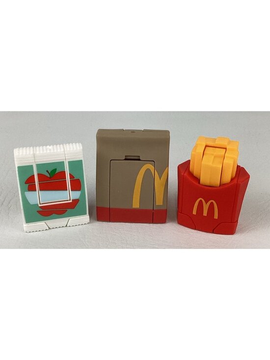 McDonald's Other - McDonald's Changeables Happy Meal Toy Lot Transforming Figures Fries Bag 2026